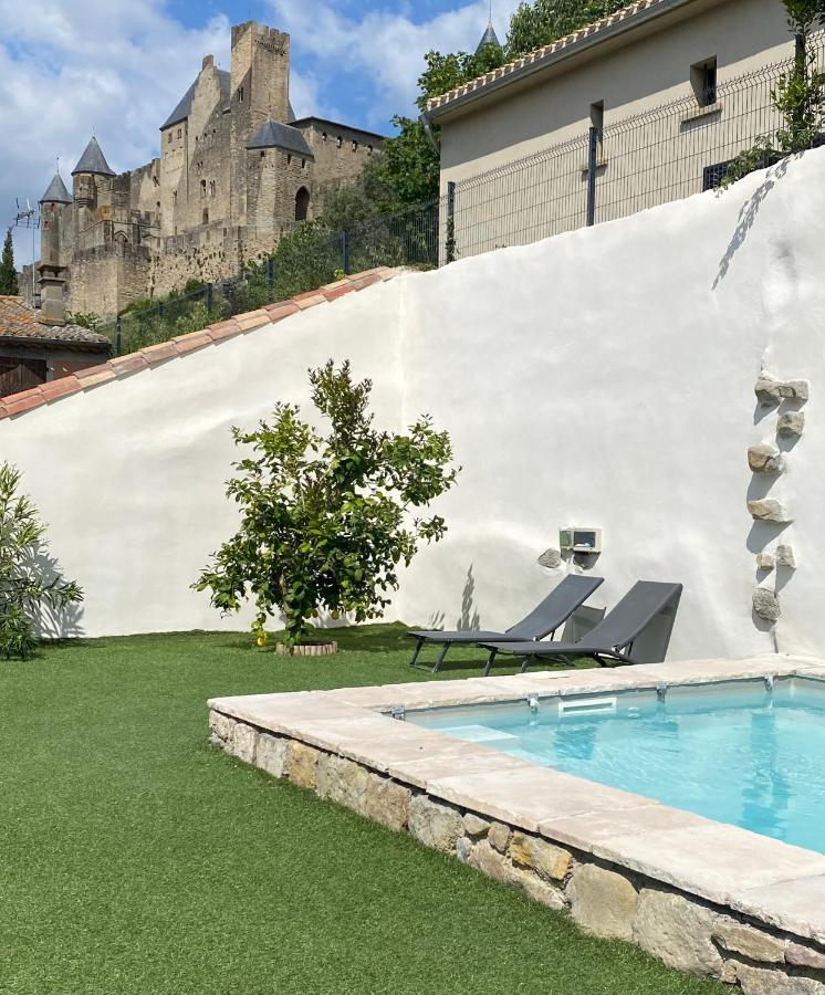 La Maison De La Tour Pinte Carcassonne Bagian luar foto